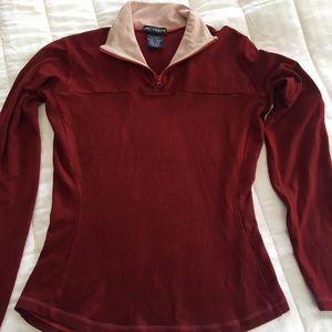 Arc’teryx merino wool zipper top shirt medium